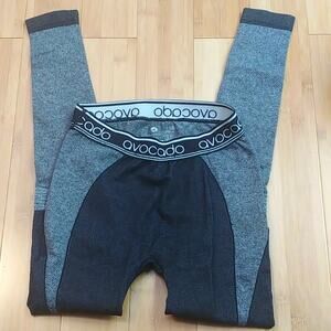 Avocado Leggings Seamless Small Black Marbled